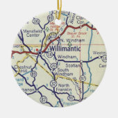  map van de William-CT Keramisch Ornament (Voorkant)