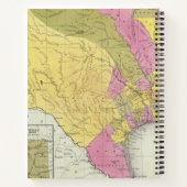 map van Texas Notitieboek (Achterkant)