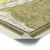 map van Texas Poster (Hoek)