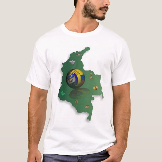 mapa-colombiacolor t-shirt (Voorkant)