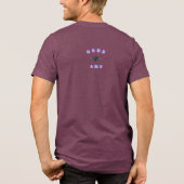 Mapa de circuitos Tri-Blend shirt (Achterkant)