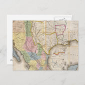 Mapa de los Estados Unidos de Mejico Briefkaart (Voorkant / Achterkant)