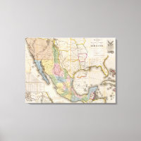 Mapa de los Estados Unidos de Mejico