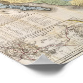 Mapa de los Estados Unidos de Mejico Poster (Hoek)