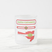 MAPA DE SANTA CATARINA. SAMER BRASIL MATGLAS KOFFIEMOK (Center)