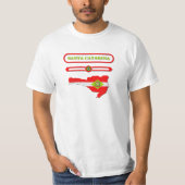 MAPA DE SANTA CATARINA. SAMER BRASIL T-SHIRT (Voorkant)