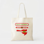 MAPA DE SANTA CATARINA. SAMER BRASIL TOTE BAG (Voorkant)