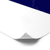 Mapa de Valencia - Venezolaanse reiskaart Poster (Hoek)