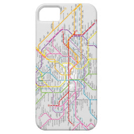 Mapa do Metrô de Paris - Capa de iPhone 5 iPhone 11 Hoesje