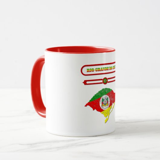 MAPA DO RIO GRANDE DO SUL. SAMER BRASIL MOK (Voorkant links)