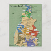 Mapa do Tocantins Briefkaart (Voorkant)