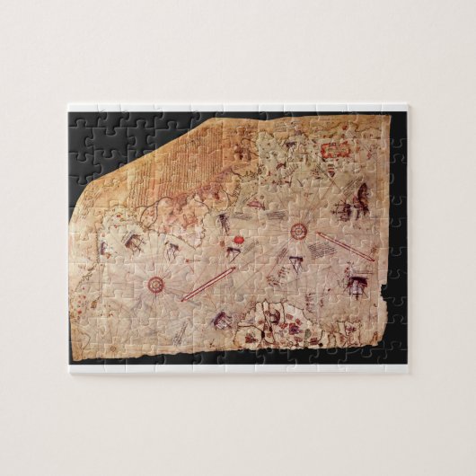 Mapa Piri Reis Legpuzzel (Horizontaal)