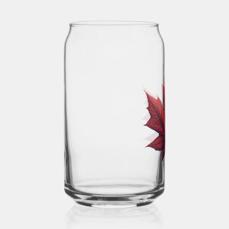 Mapel Leaf, Ahornblatt Blikvorm Glas