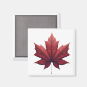 Mapel Leaf, Ahornblatt Magneet (Voorkant / Achterkant)