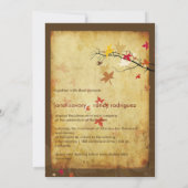  MAPEL VERLAAGT VERDWIJNENDE INVITATIES KAART (Achterkant)