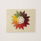 Mapelbladcirkel Legpuzzel (Horizontaal)