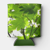 Mapelbladeren met regendruppels blikjeskoeler (Voorkant)