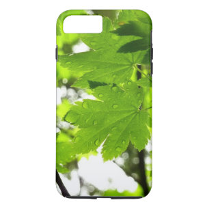 Mapelbladeren met regendruppels Case-Mate iPhone case