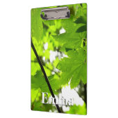 Mapelbladeren met regendruppels klembord (Links)