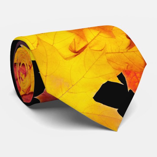 Mapelbladeren Stropdas (Opgerold)