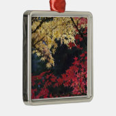 Mapelbomen in herfstkleur metalen ornament (Rechts)