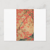 Mapelboom en kleine vogels van Ito Jakuchu Briefkaart (Voorkant)