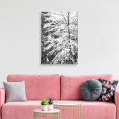 Mapelboom in sneeuw canvas afdruk (Insitu (Woonkamer))