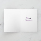 Mapelboom in sneeuw feestdagen kaart (Binnen)