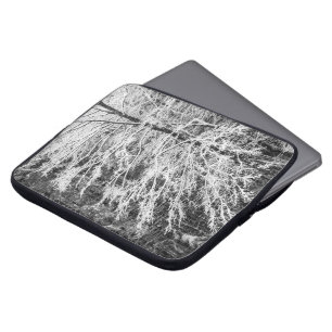 Mapelboom in sneeuw laptop sleeve