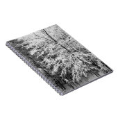 Mapelboom in sneeuw notitieboek (Rechterzijde)