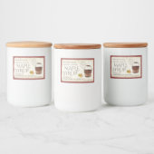 Mapelstroop, met een poststempel van 3 x 2 inch voedselcontainer etiket (Flessen)