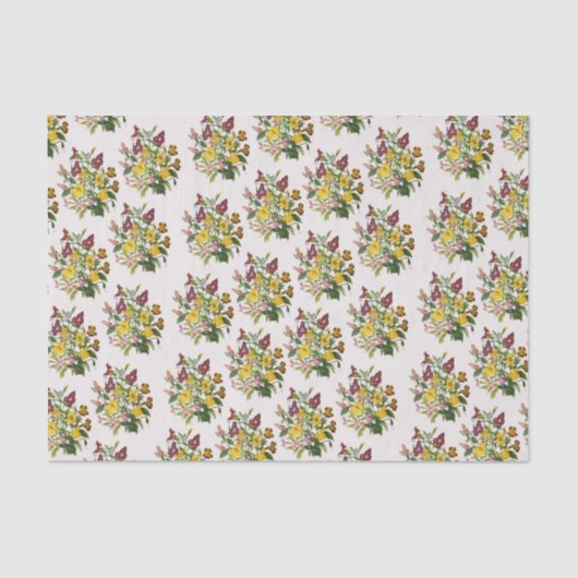 Mapenbloemen Tissuepapier (Voorkant)