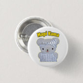 Mapi Kuma Buttonnen Ronde Button 3,2 Cm (Voorkant /achterkant)