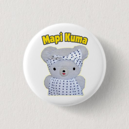 Mapi Kuma Buttonnen Ronde Button 3,2 Cm (Voorkant)