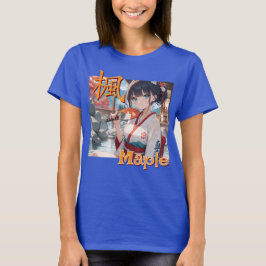mapleと猫耳娘 t-shirt