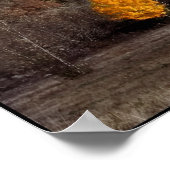 Maple Ablaze op Sunset: Thoreau Wildness Poster (Hoek)