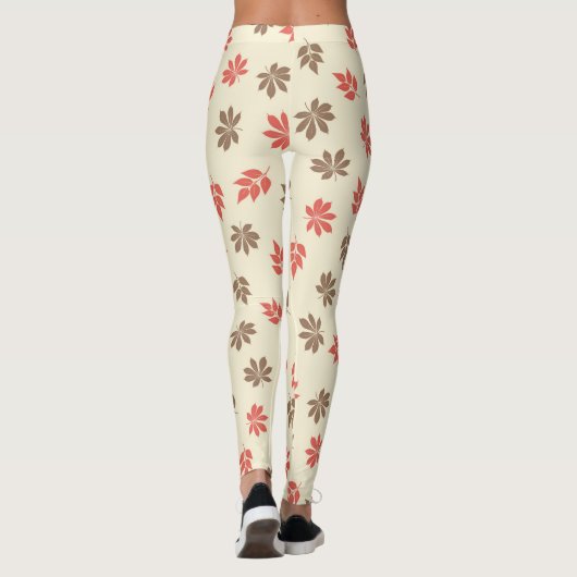 Maple Ash Leaves Leggings (Achterkant)
