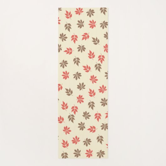 Maple Ash Leaves Yogamat (Achterkant)