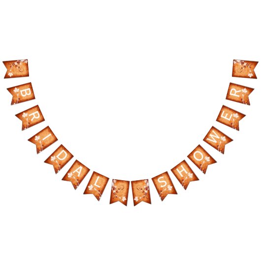 Maple bladeren sinaasappel herfst bruiloft vrijgez vlaggetjes (Alle)