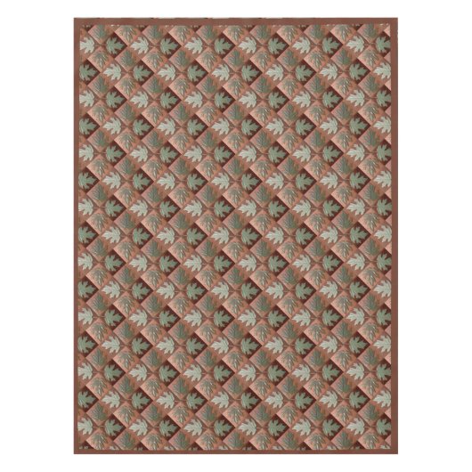 Maple bladeren Tablecloth Tafelkleed (Voorkant)