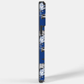 Maple Blauw op een Koolsteenachtergrond Case-Mate iPhone Case (Achterkant / Rechts)