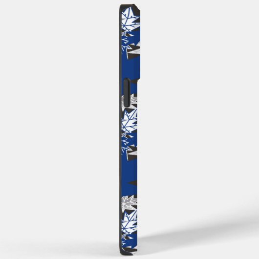Maple Blauw op een Koolsteenachtergrond Case-Mate iPhone Case (Achterkant / Rechts)