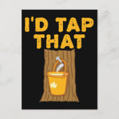 Maple Boom waar ik op zou tikken die suiker zou aa Briefkaart (Voorkant)