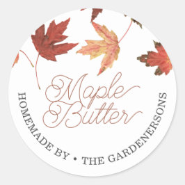 Maple Butter Classic Round Sticker