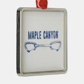 Maple Canyon klimmen Quickdraw Metalen Ornament (Rechts)