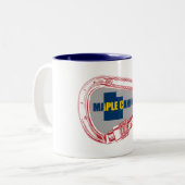 Maple Canyon-klimmer Carabiner Tweekleurige Koffiemok (Voorkant links)