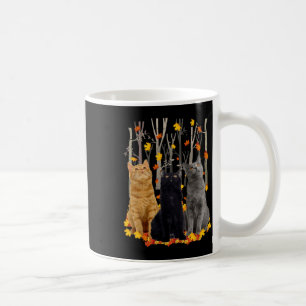 Maple Cat Leaf Herfst Hallo Kat Koffiemok