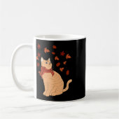 Maple Cat Leaf Herfst Hallo Koffiemok (Links)