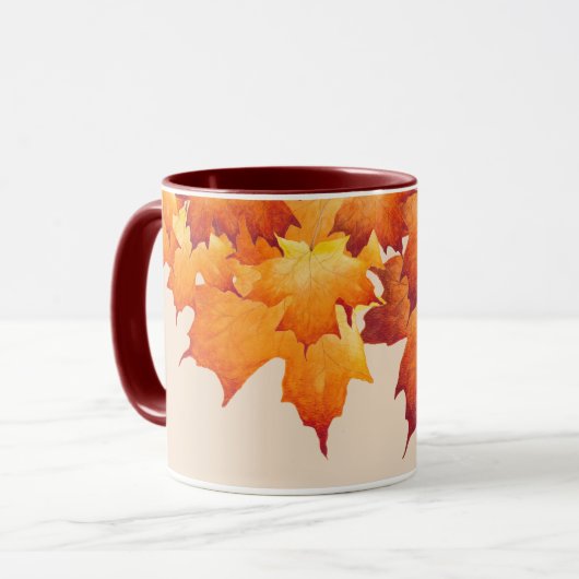 Maple Couple op een Combo Mok (2) (Voorkant links)