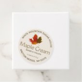 Maple Cream Maple Syrup productetiket Label (In situ)